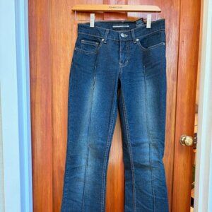 Bebe Jeans ~ boot cut Straight leg ~low rise~vintage nwot